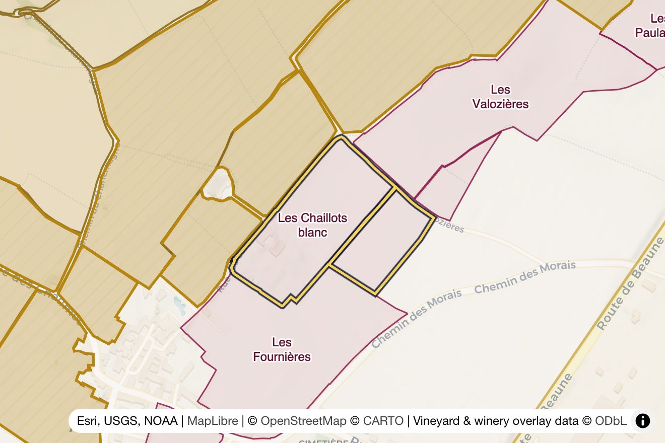 Map of Les Chaillots