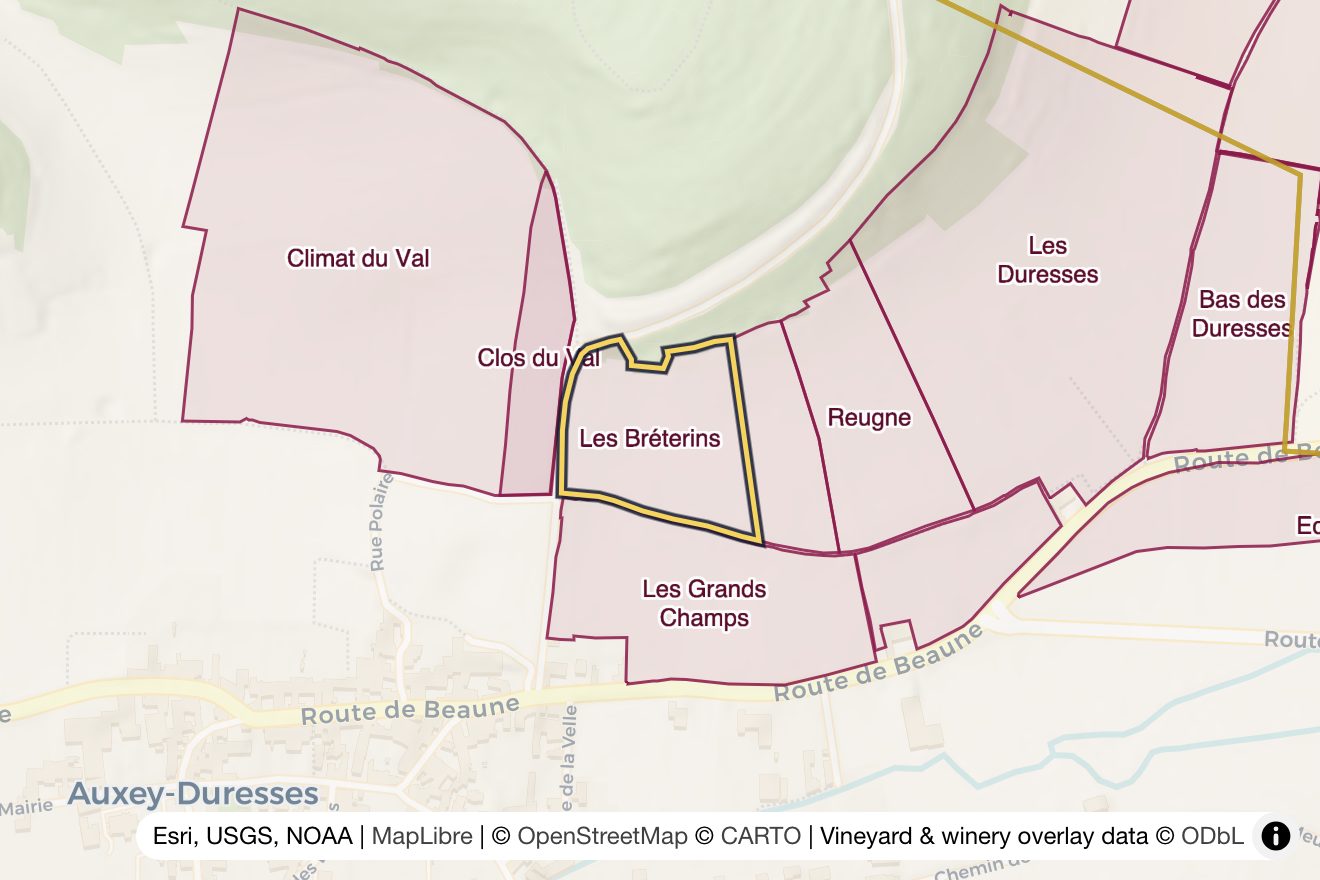 Map of Les Bréterins