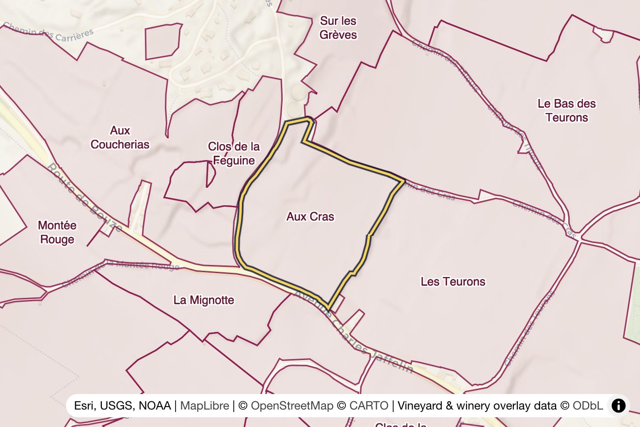 Map of Aux Cras