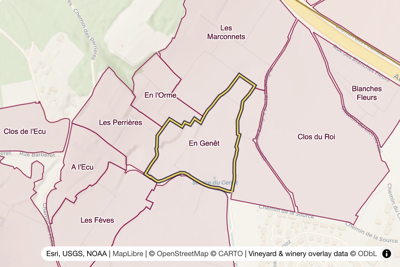 Map of En Genêt