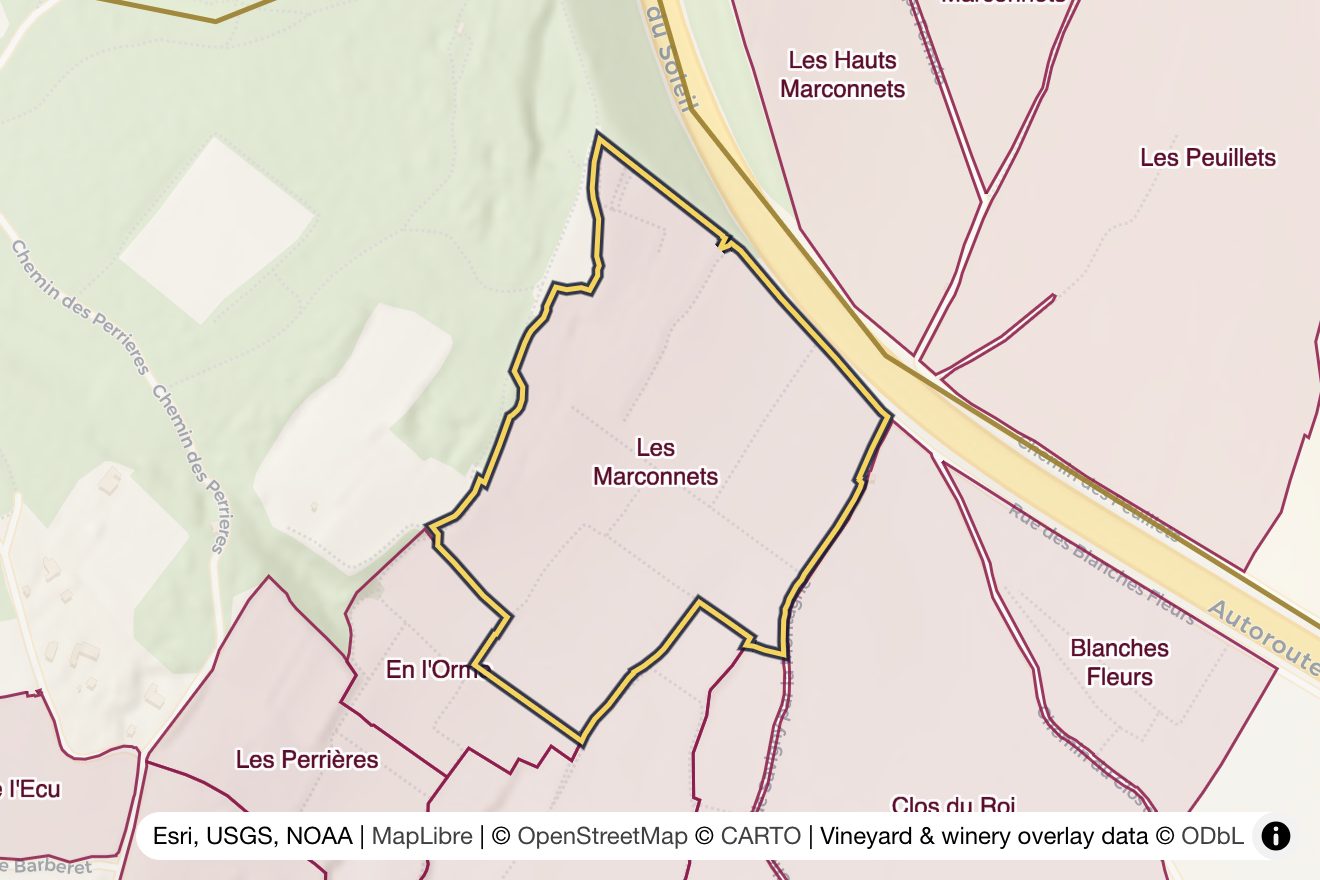 Map of Les Marconnets