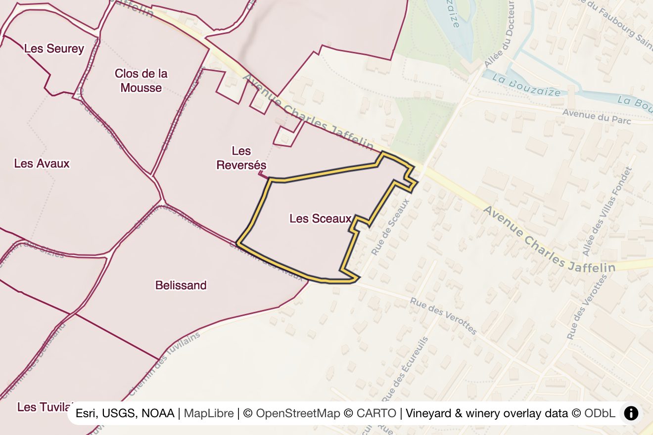 Map of Les Sceaux