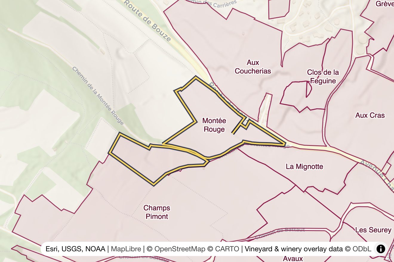 Map of Montée Rouge