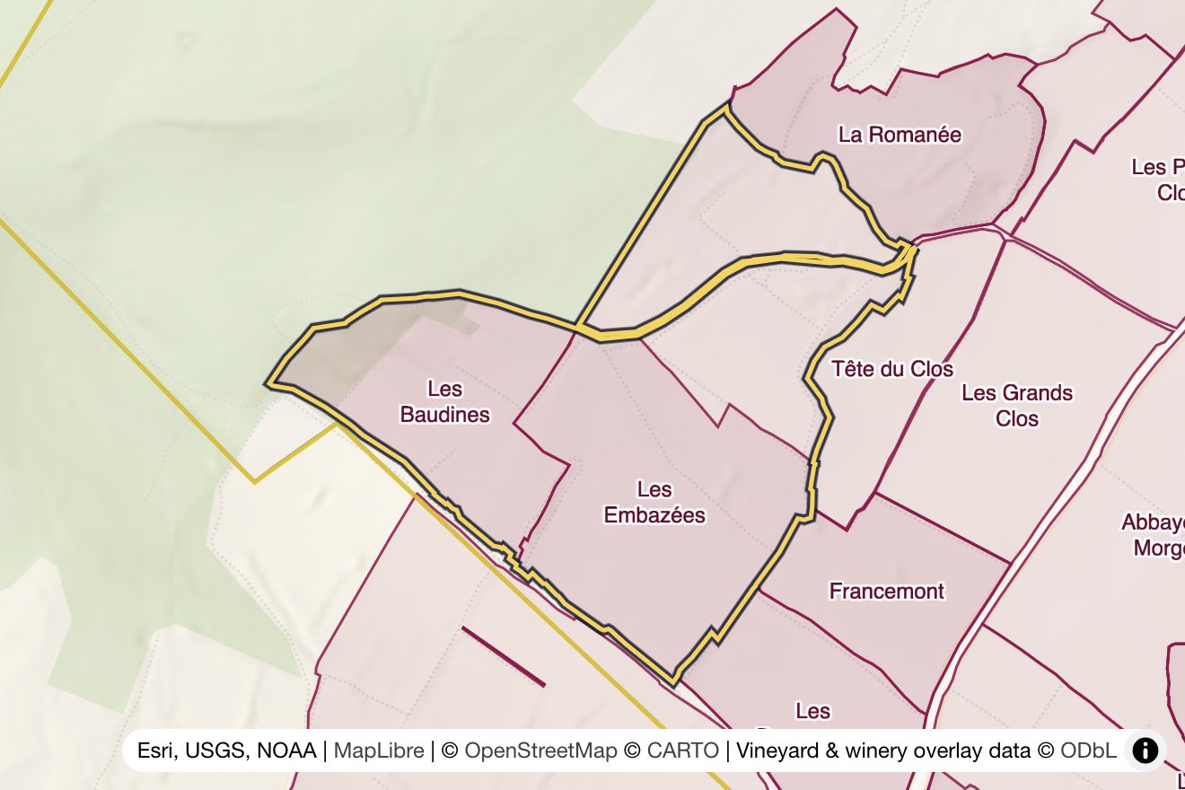 Map of Bois de Chassagne