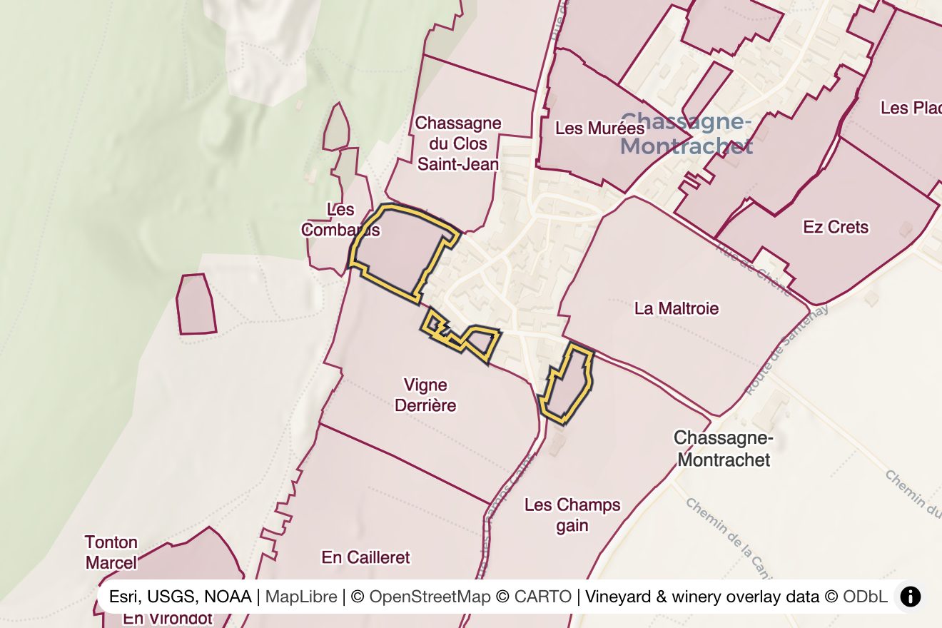 Map of Cailleret