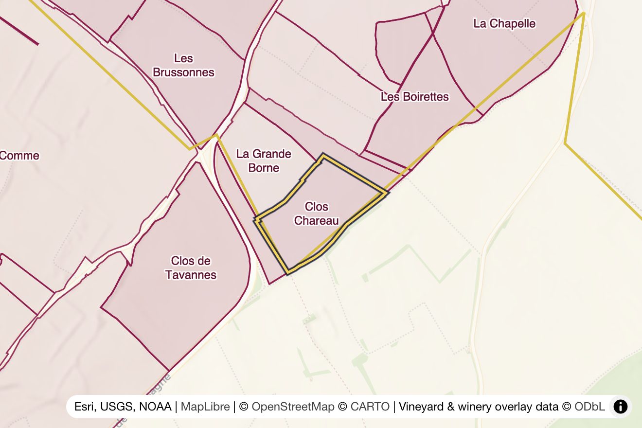 Map of Clos Chareau