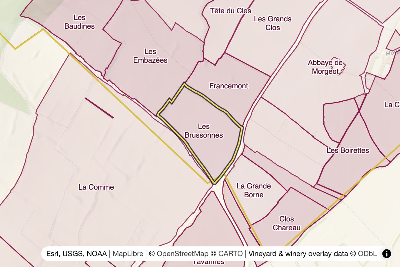 Map of Clos Pitois