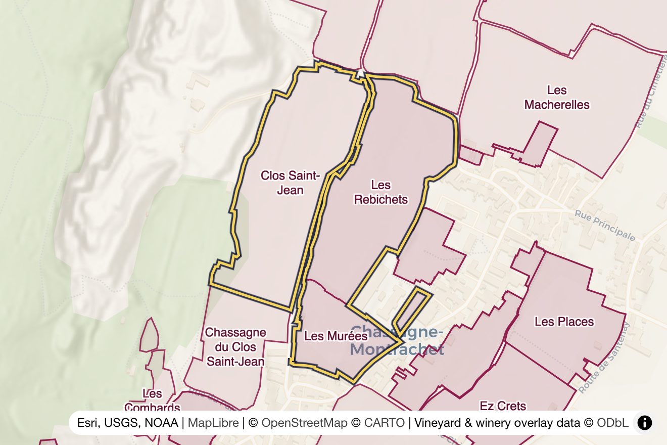 Map of Clos Saint-Jean