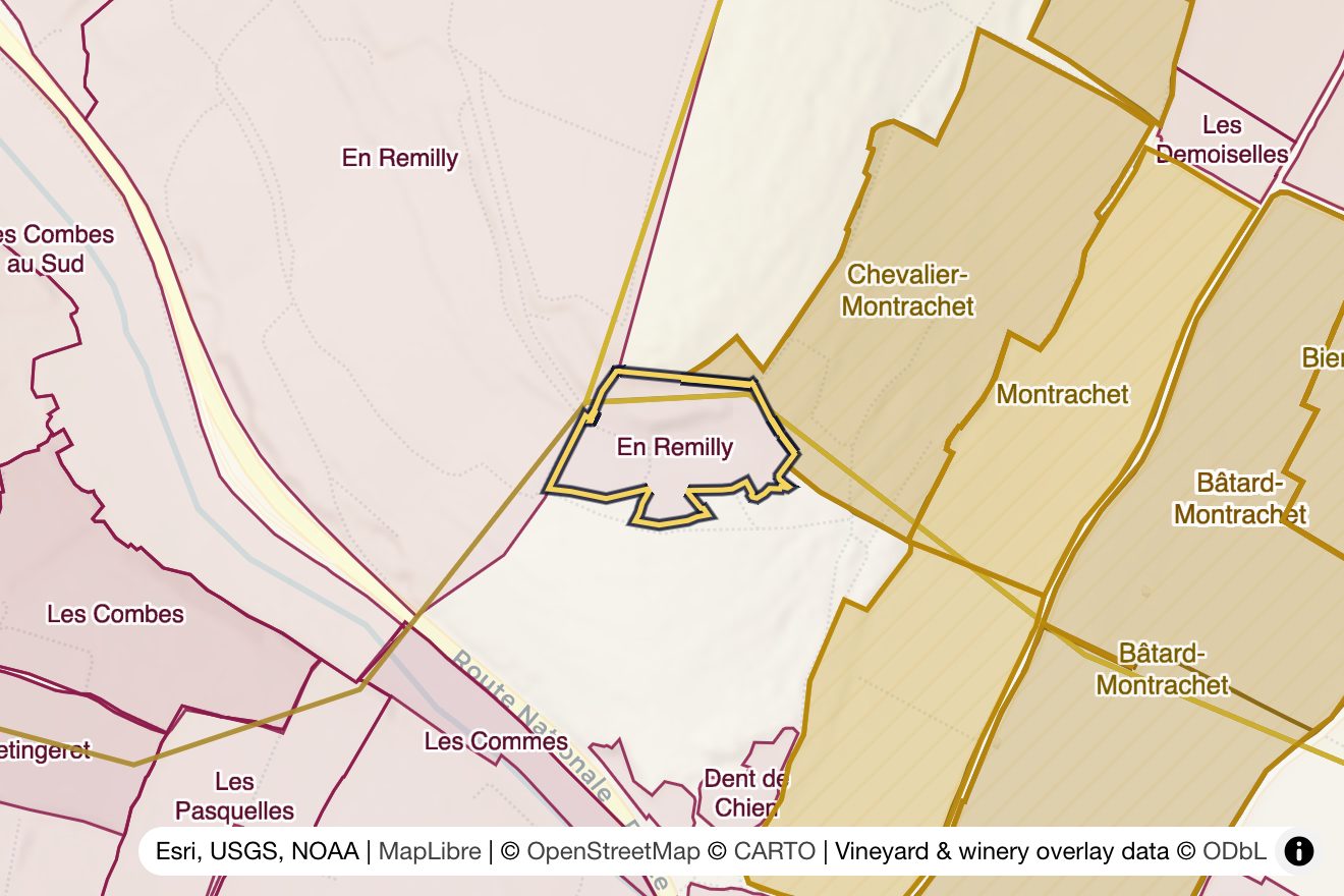 Map of En Remilly