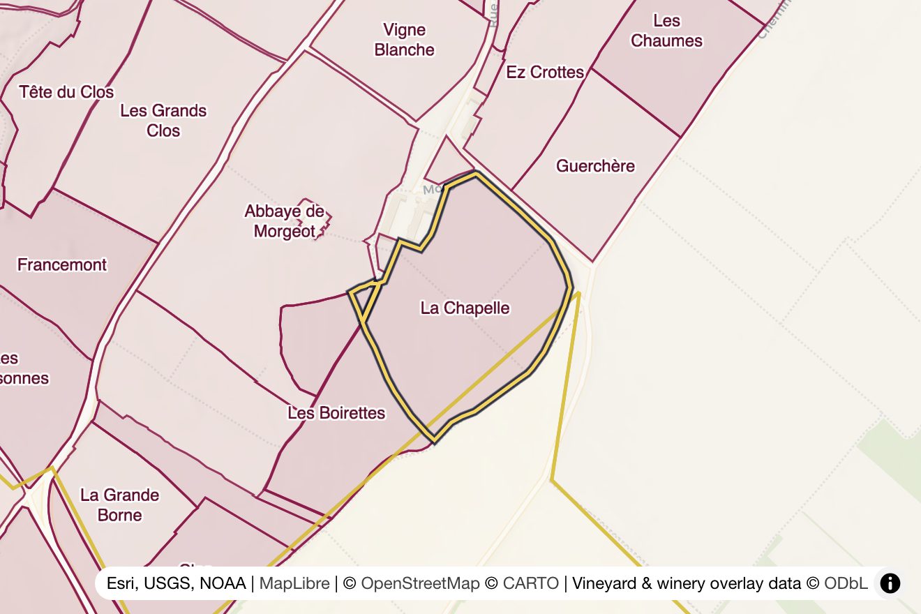 Map of La Chapelle