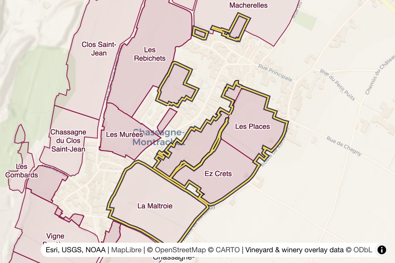 Map of La Maltroie