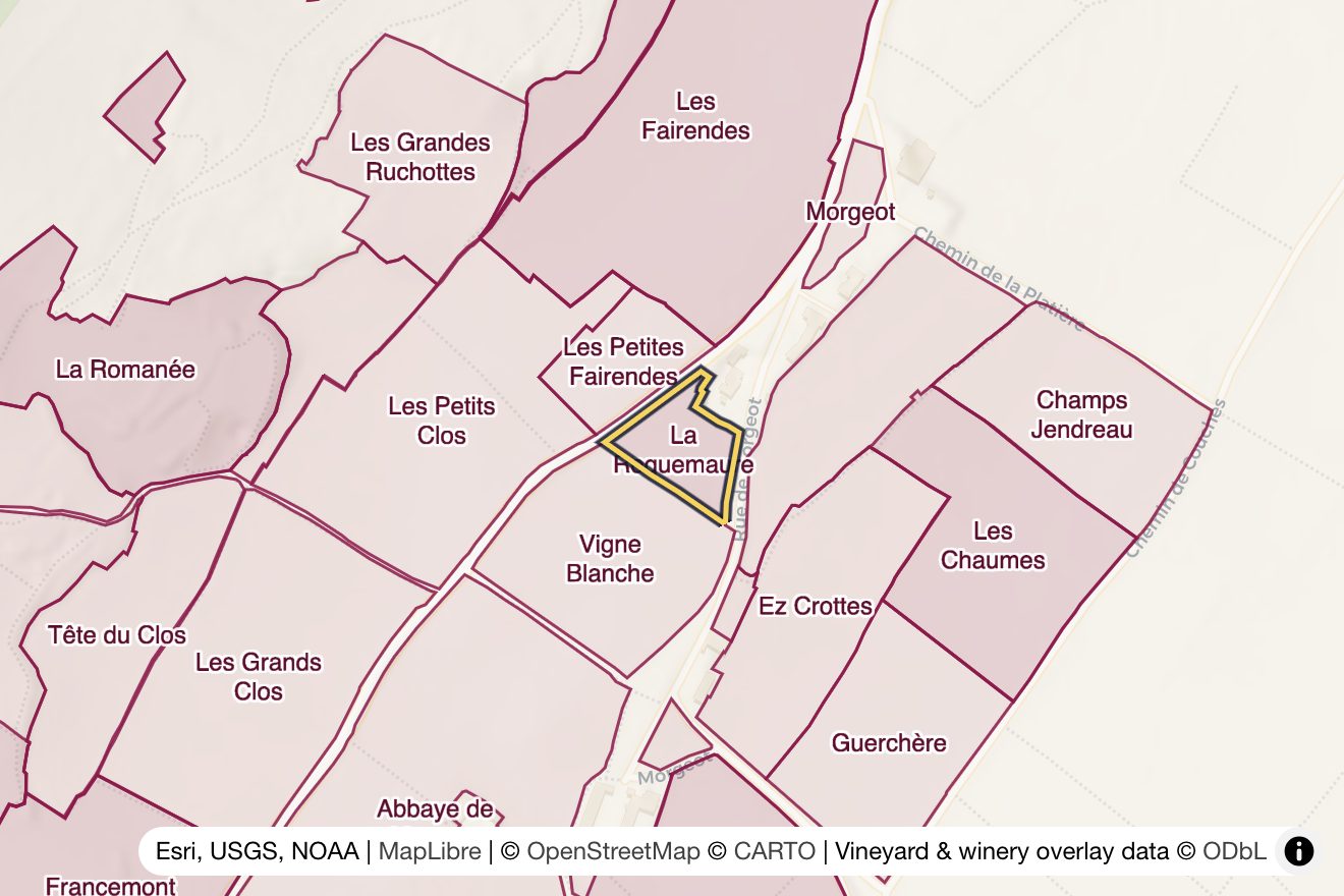 Map of La Roquemaure