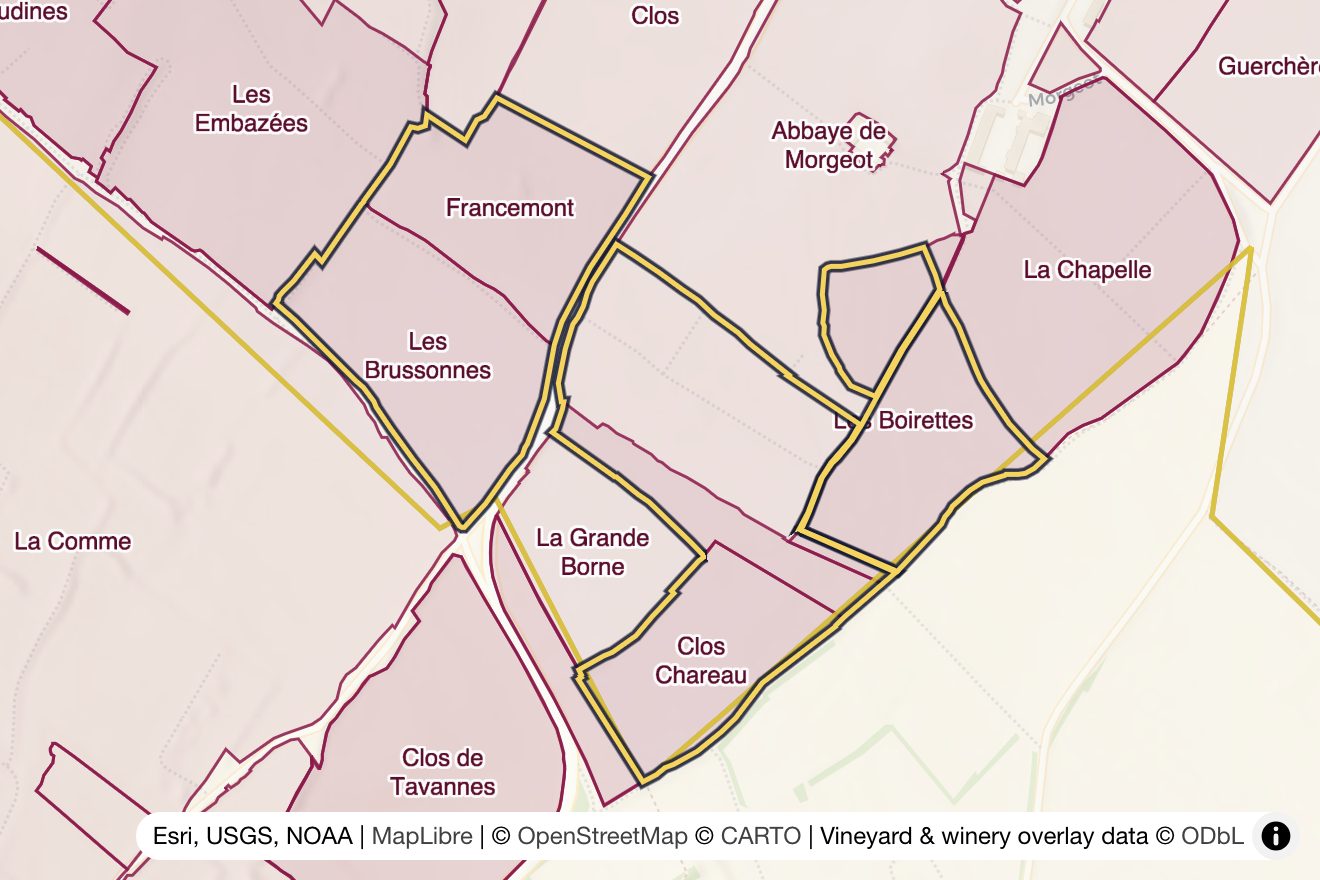 Map of Les Brussonnes