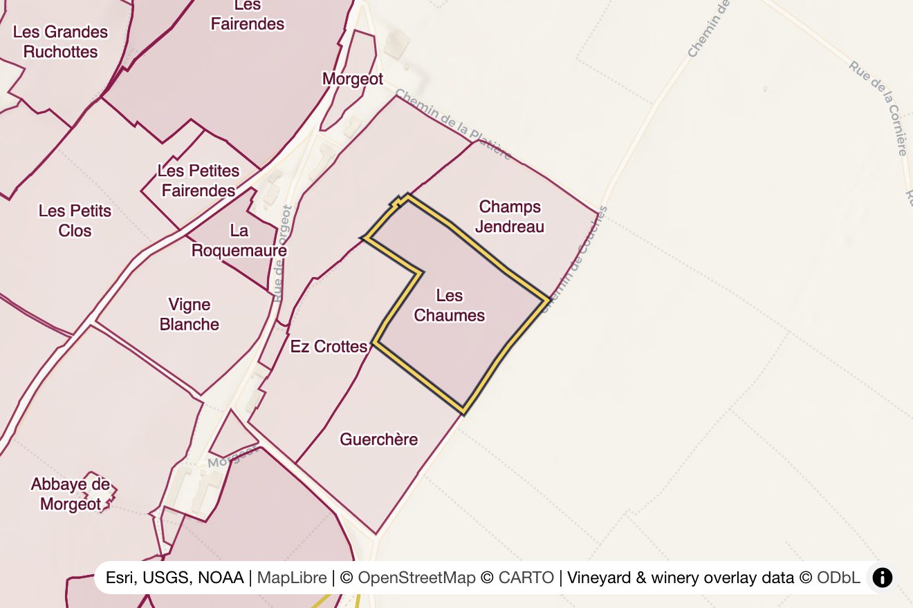 Map of Les Chaumes