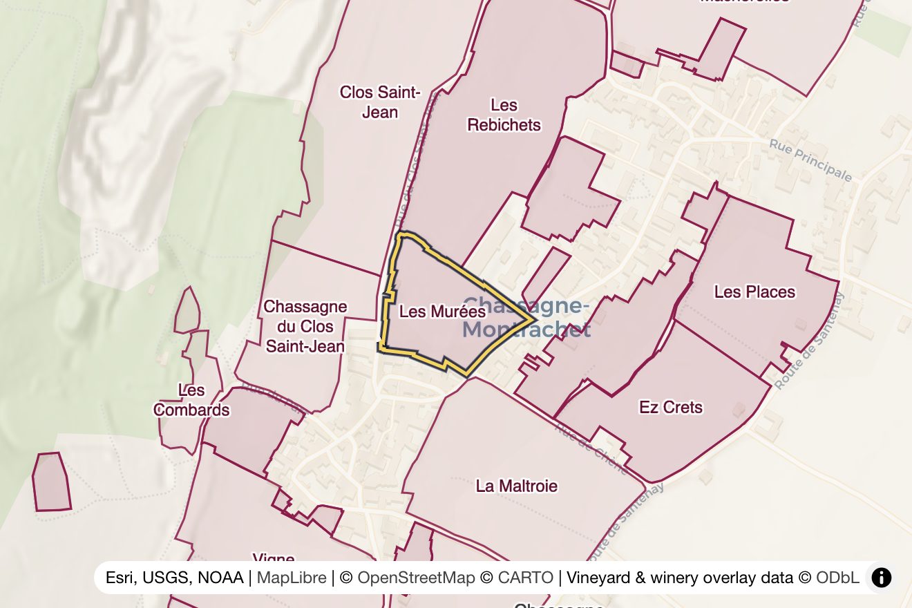 Map of Les Murees