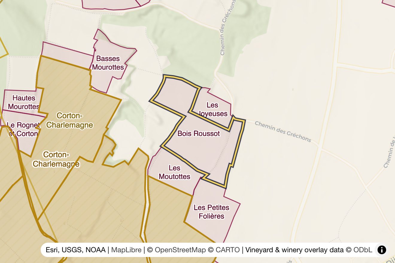 Map of Bois Roussot