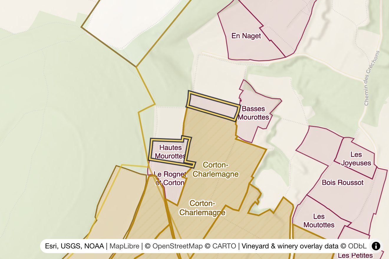 Map of Hautes Mourottes