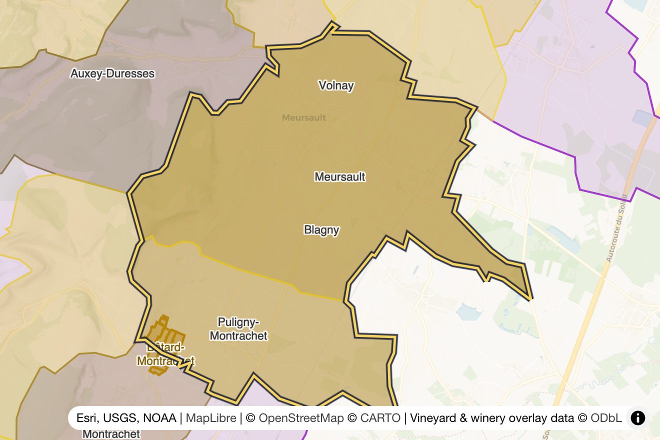 Map of Blagny