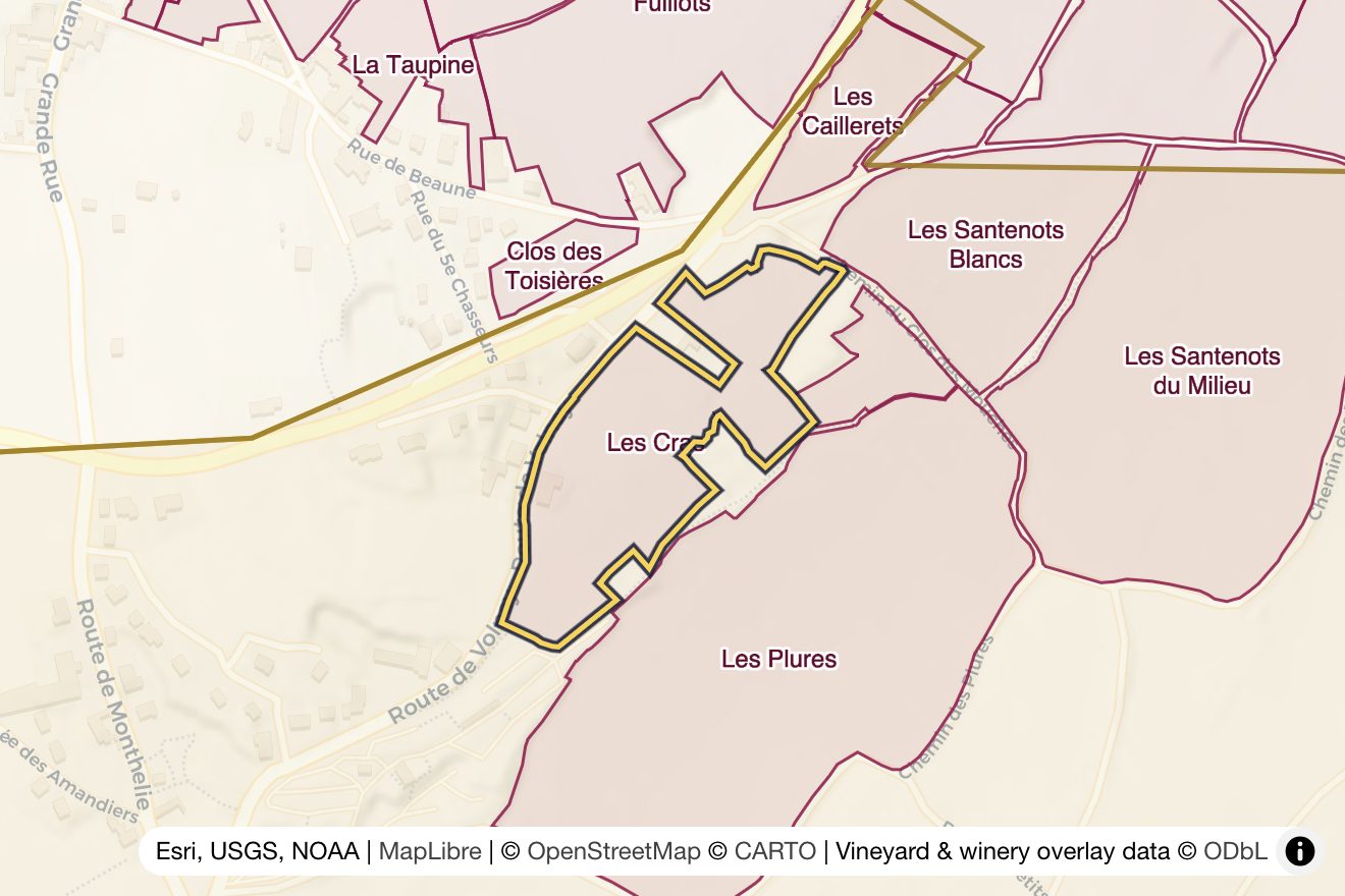 Map of Les Cras