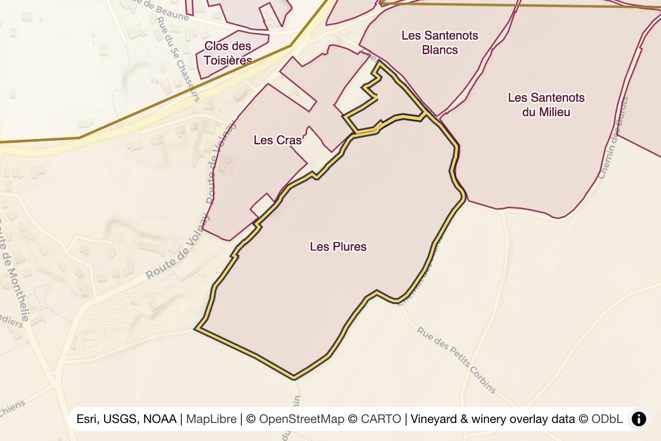 Map of Les Plures