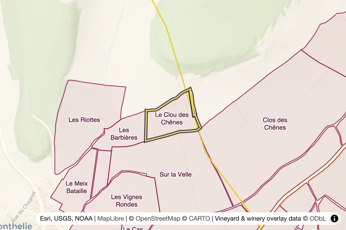 Map of Le Clou des Chênes