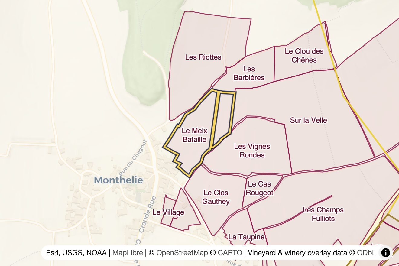Map of Le Meix Bataille