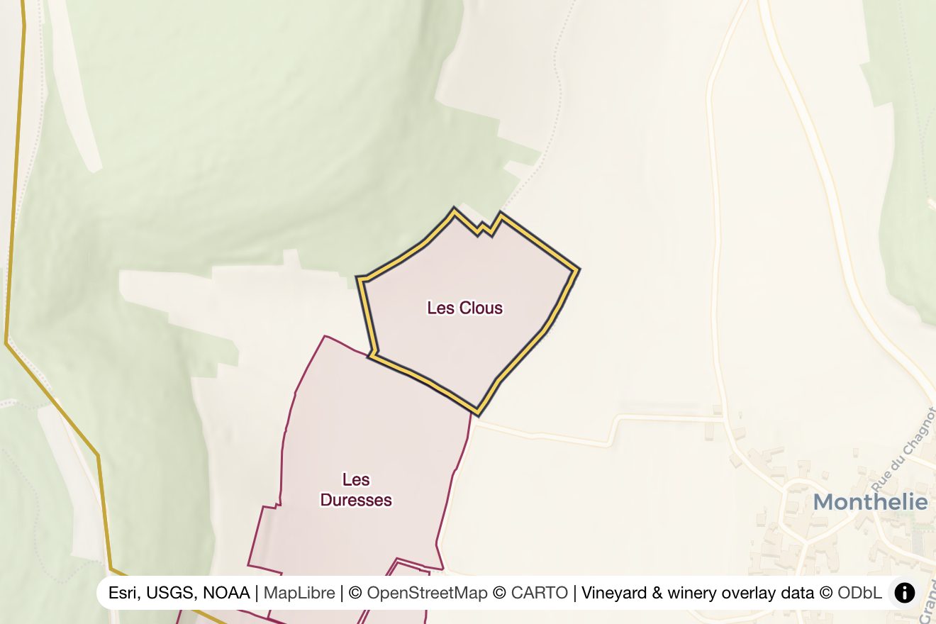 Map of Les Clous