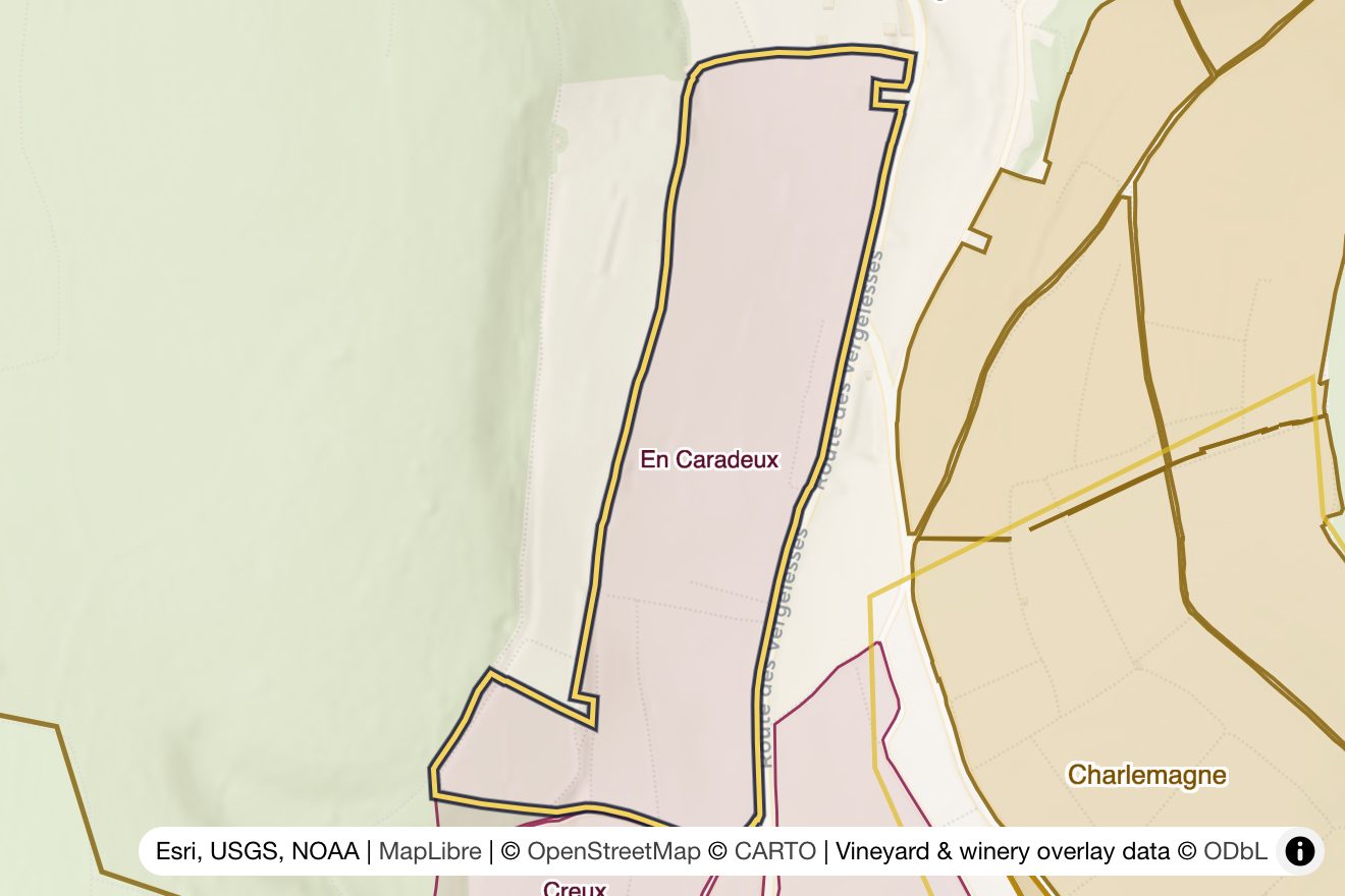 Map of En Caradeux