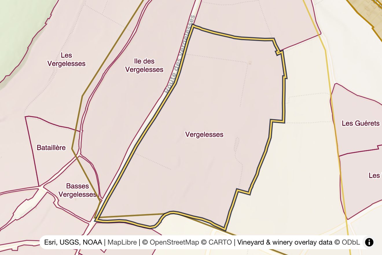Map of Vergelesses