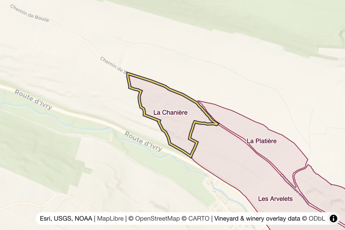 Map of La Chanière