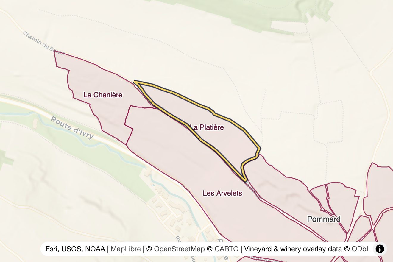 Map of La Platière