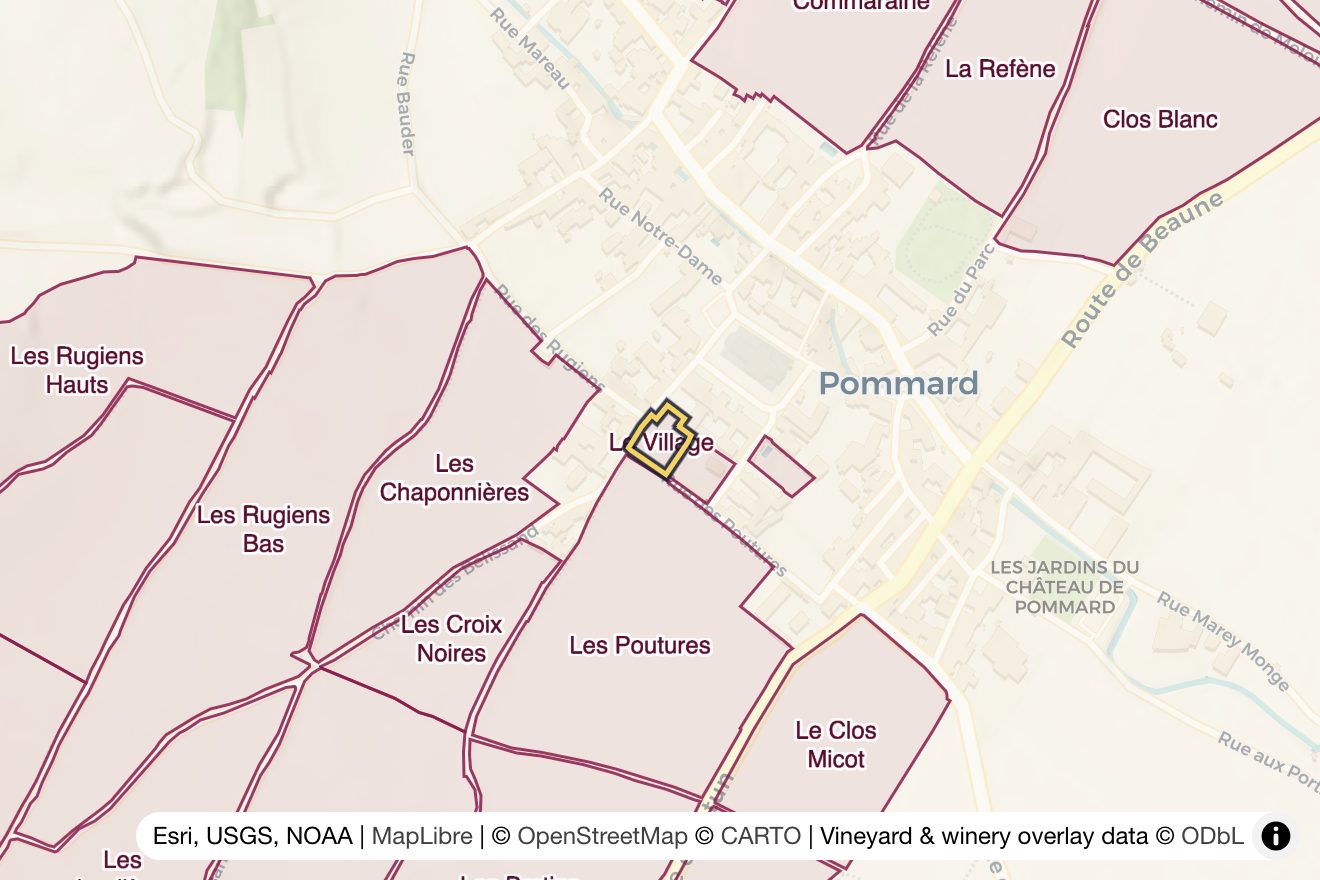 Map of Le Village