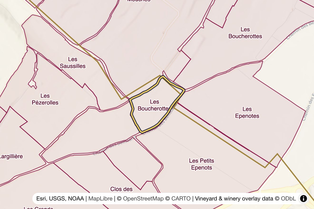 Map of Les Boucherottes