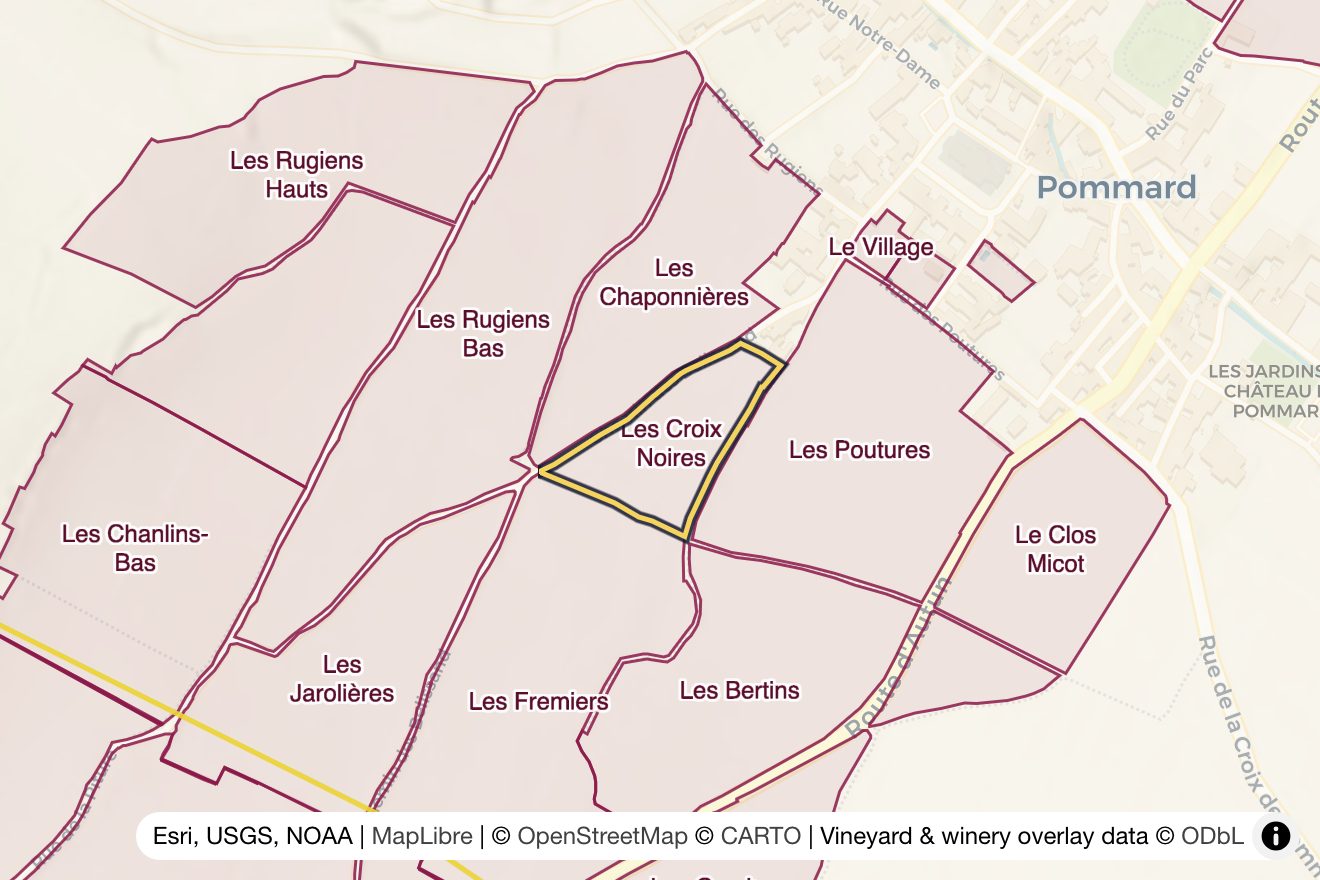 Map of Les Croix Noires