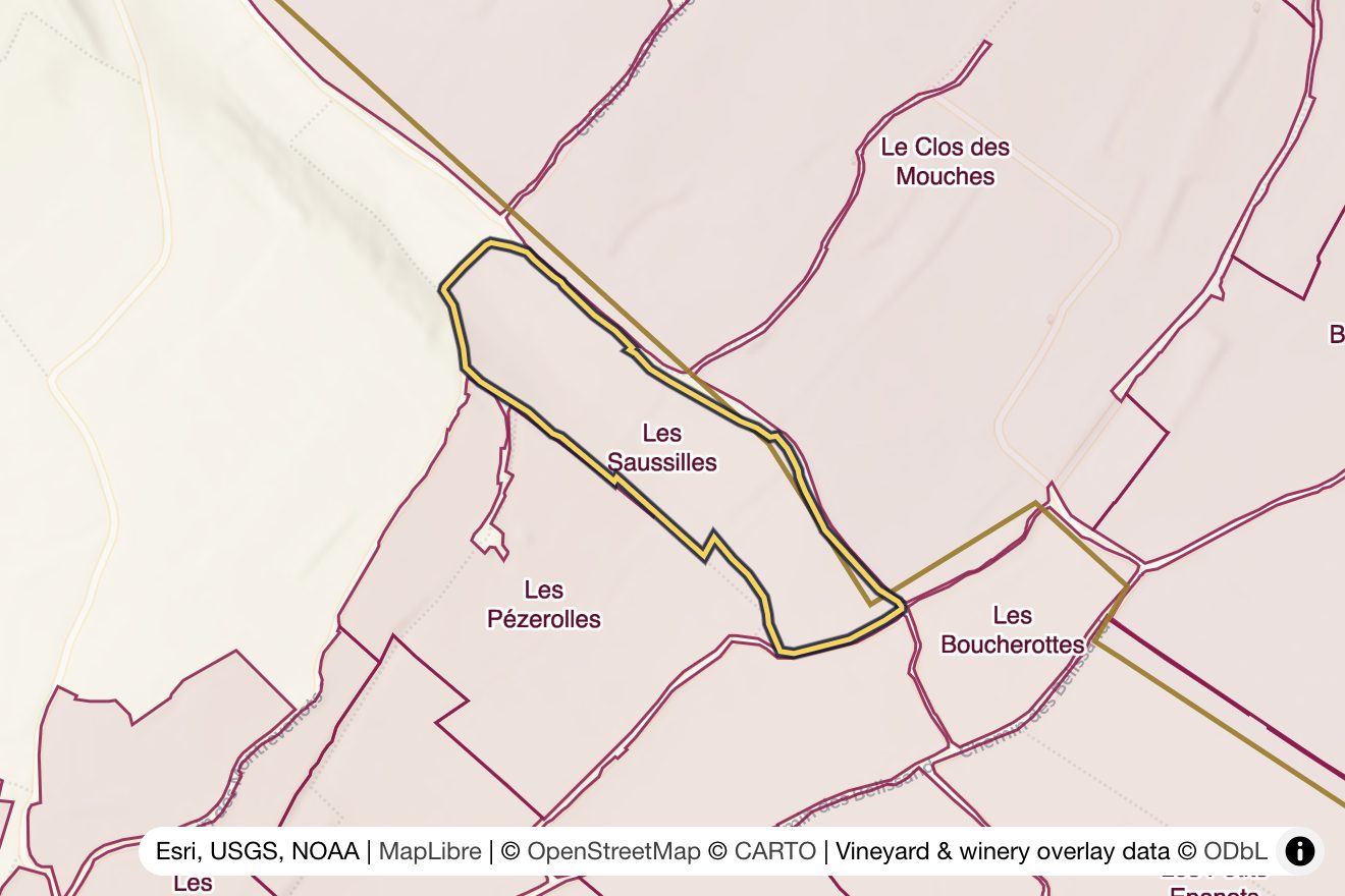 Map of Les Saussilles