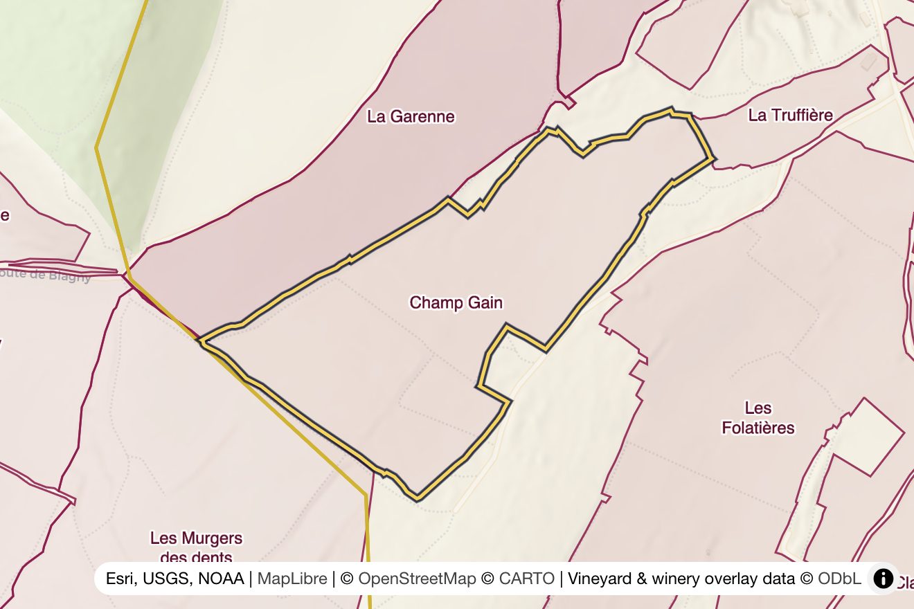 Map of Champ Gain