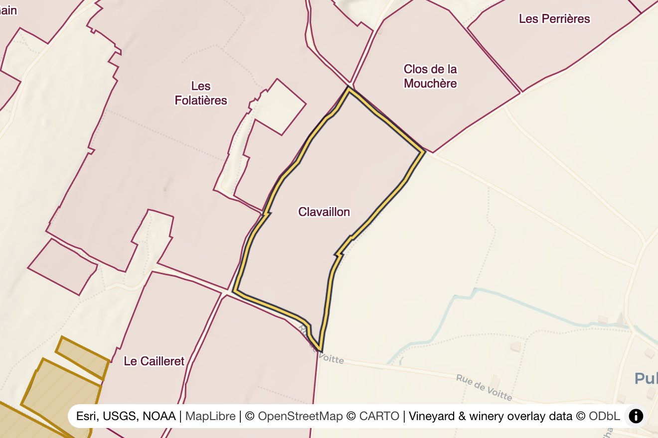 Map of Clavoillon