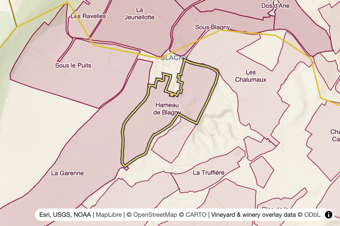 Map of Hameau de Blagny