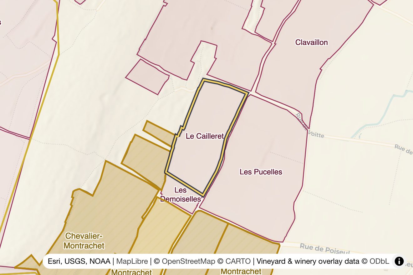 Map of Le Cailleret