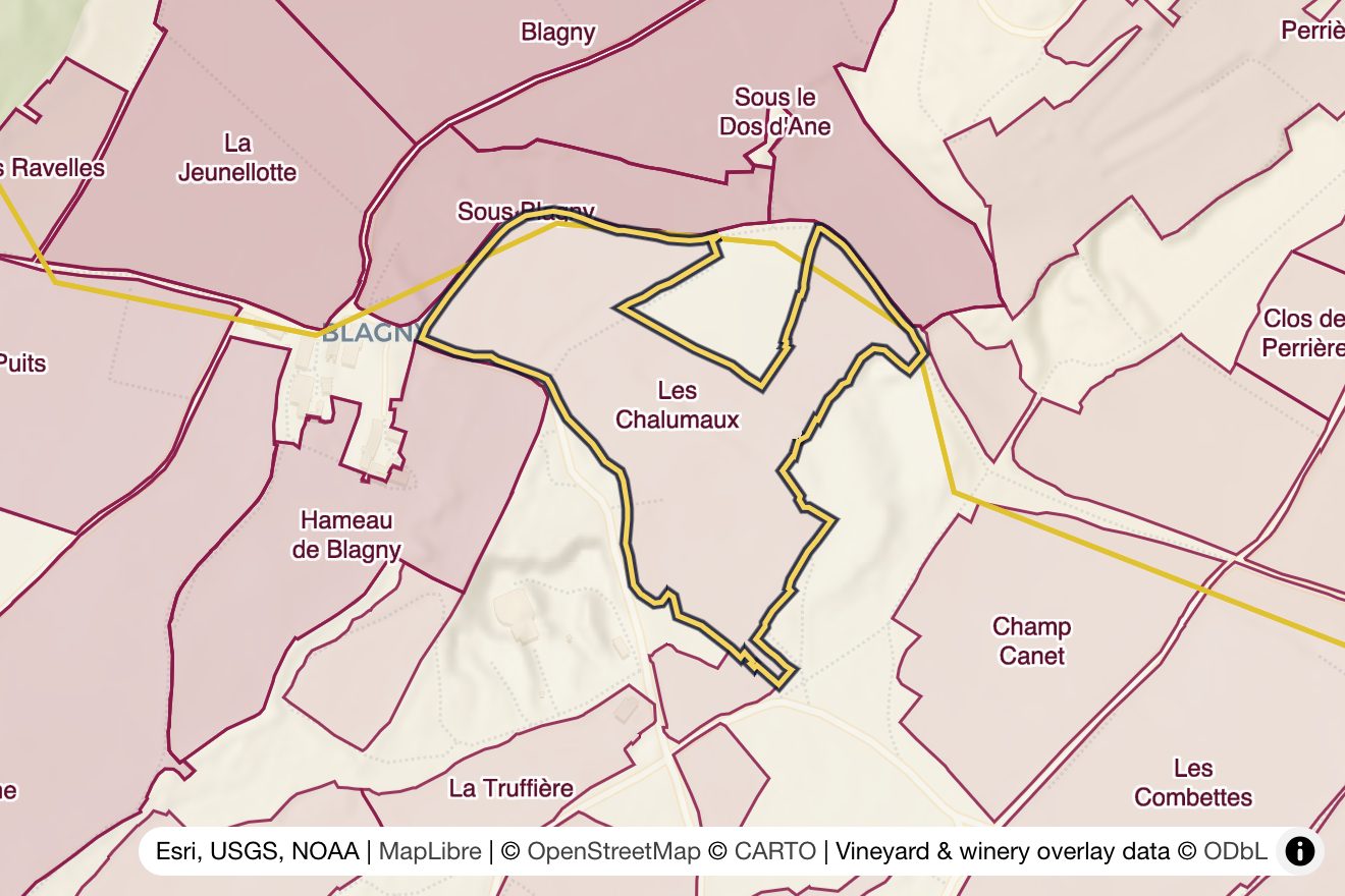 Map of Les Chalumeaux
