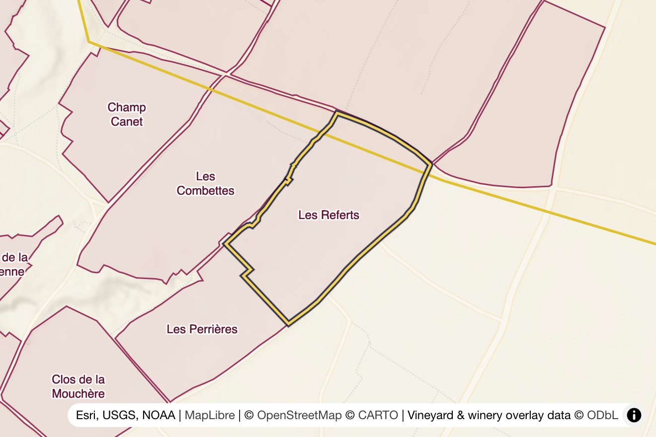 Map of Les Referts
