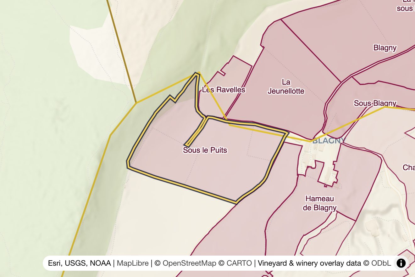Map of Sous le Puits