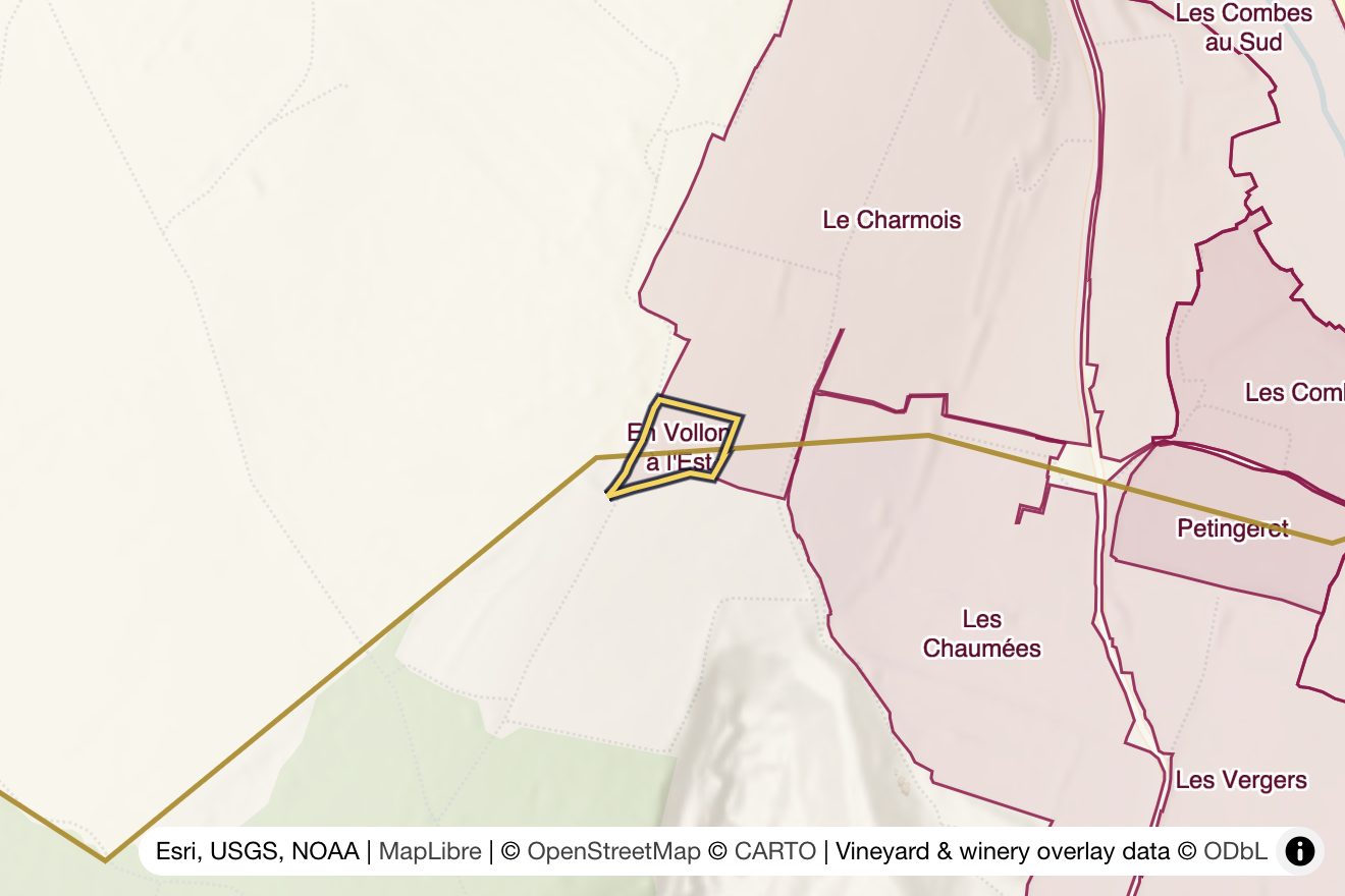 Map of En Vollon à l