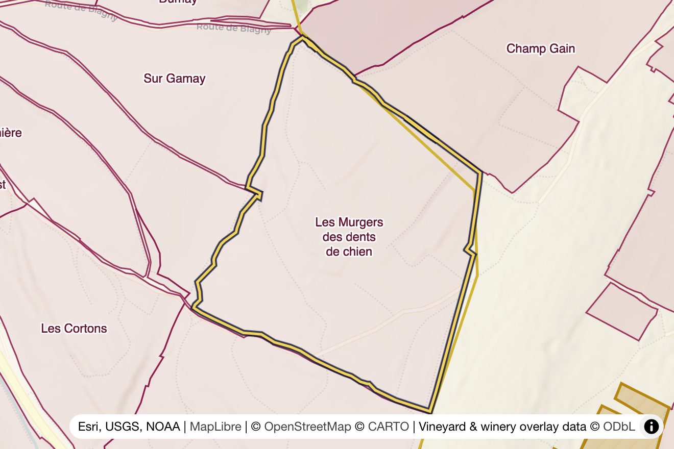 Map of Les Murgers des Dents de Chien