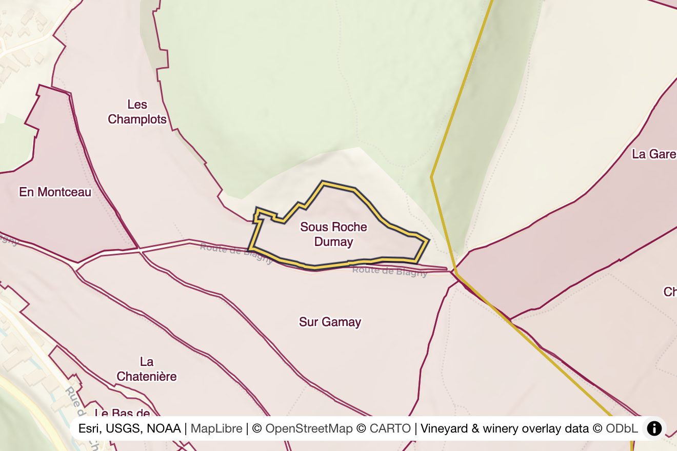 Map of Sous Roche Dumay