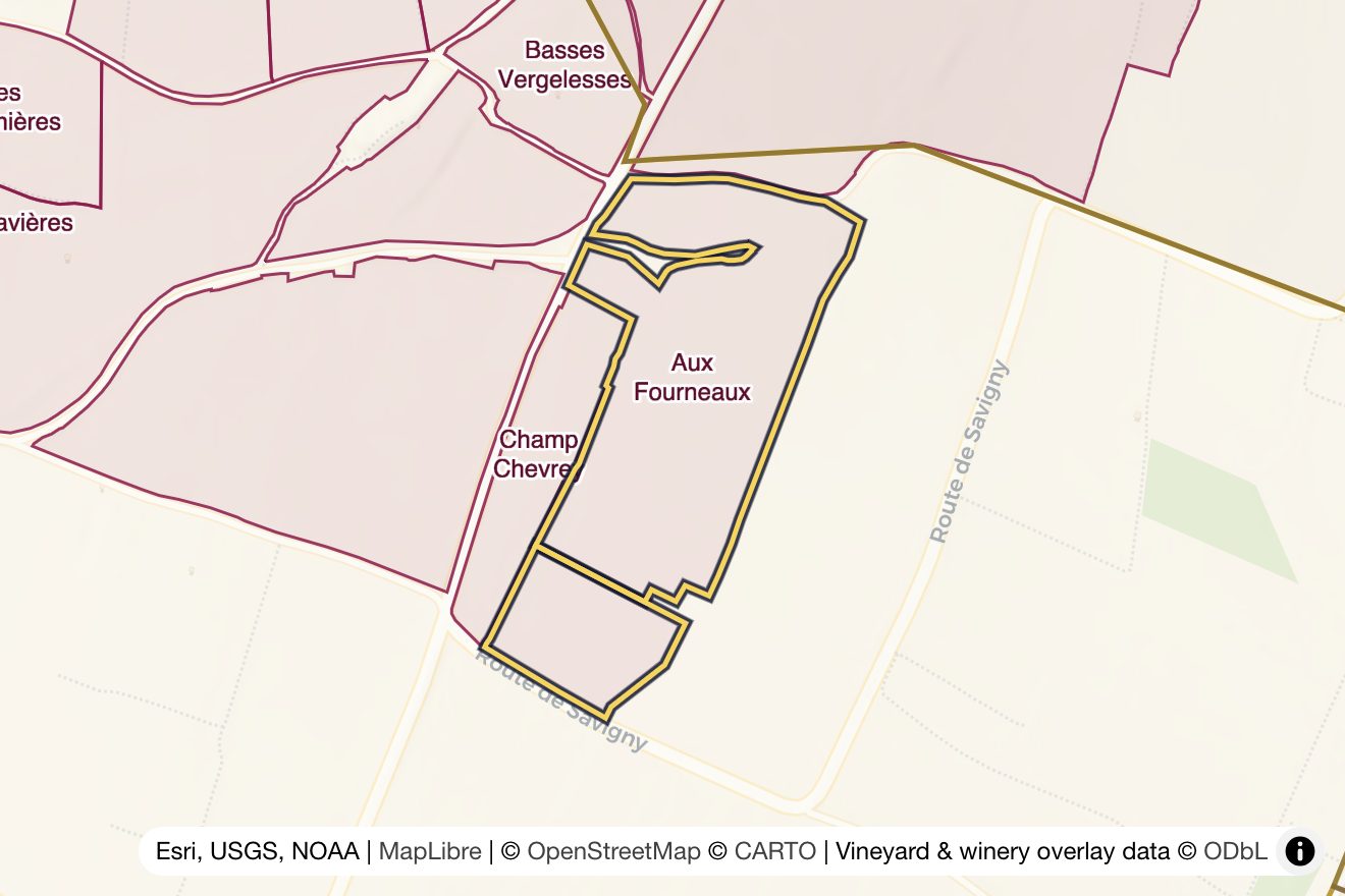 Map of Aux Fourneaux