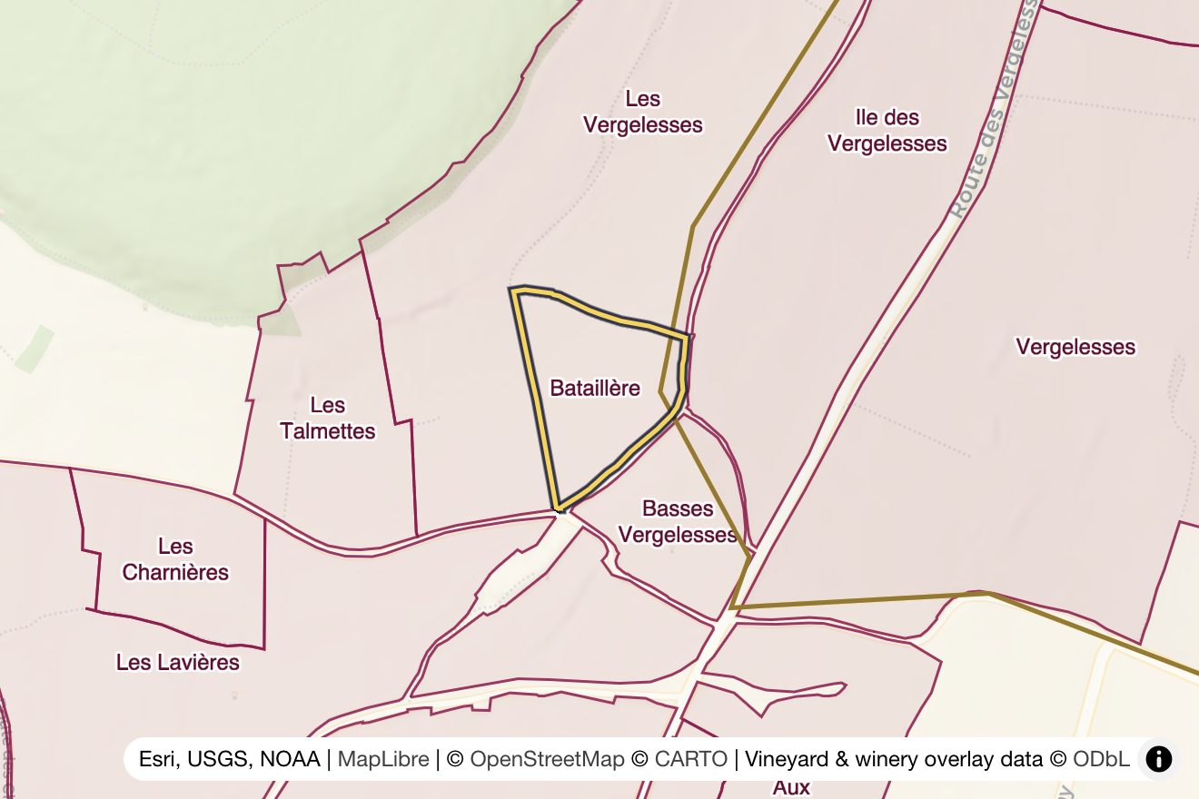 Map of Bataillère