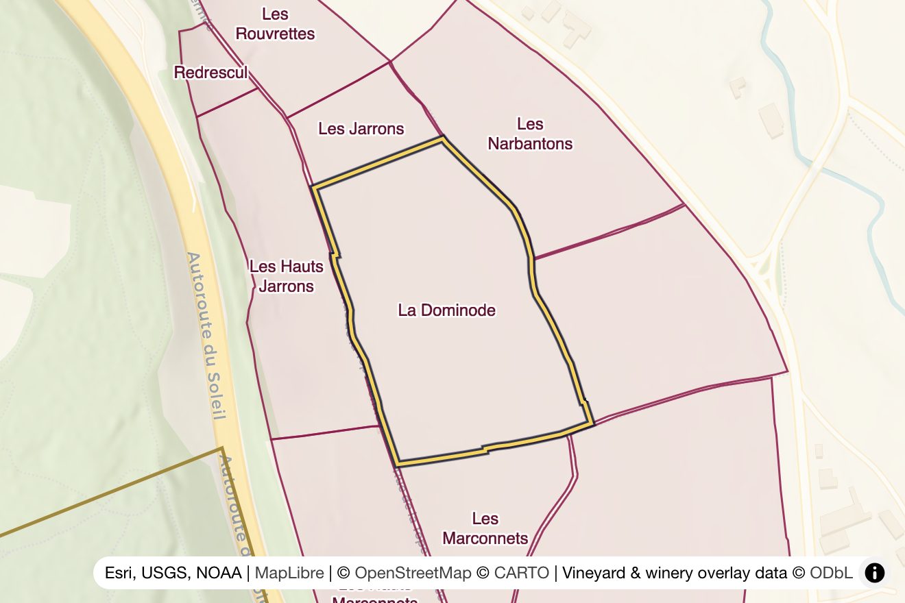 Map of La Dominode