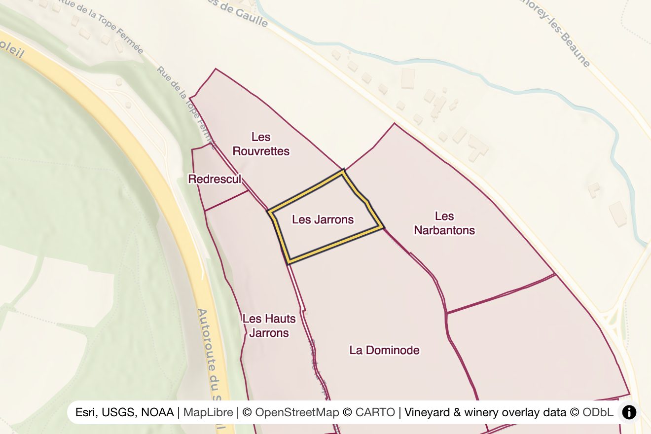 Map of Les Jarrons