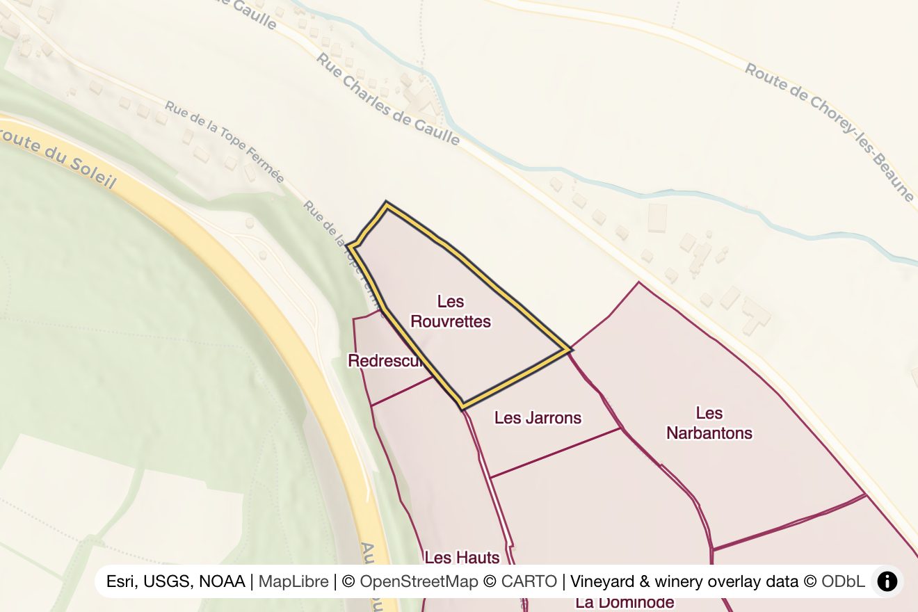 Map of Les Rouvrettes
